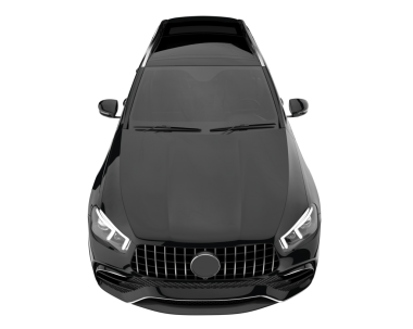 Araba modern araba beyaz arka planda izole edilmiş. 3 Boyutlu Hazırlama