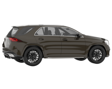 Arka manzaralı modern bir araba. yüksek kaliteli fotoğraf