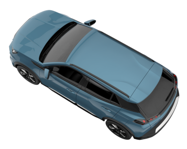 Arka planda bir araba. vektör illüstrasyonu