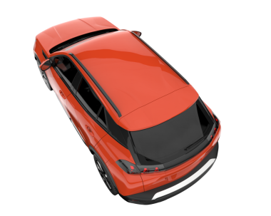 Modern spor araba beyaz üzerinde