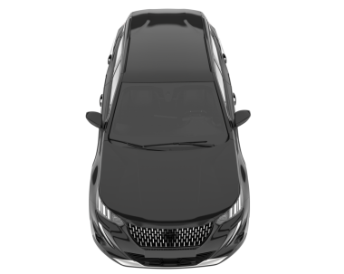 Siyah arka planda modern araba