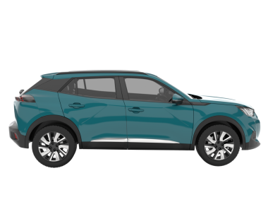 Gerçekçi bir SUV arabası. Yan görünüş. yüksek çözünürlüklü 3d illüName