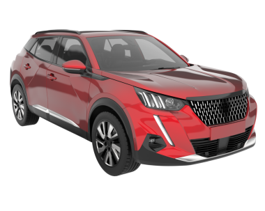 beyaz zemin üzerine kırmızı lüks araba