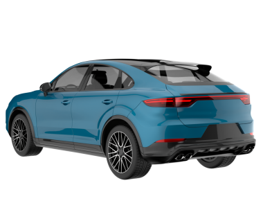 modern araba arka planda, 3 boyutlu görüntüleme