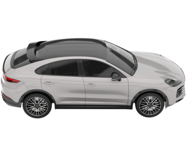 Gerçekçi bir araba. 3d illüstrasyon