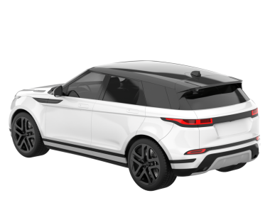 beyaz arkaplandaki araba