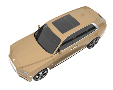 Bir markanın 3 boyutlu görüntülemesi - daha az genel SUV arabası beyaz arkaplanda izole edildi