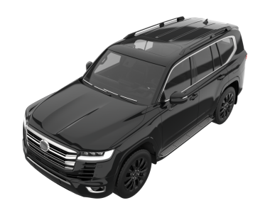 SUV beyaz arkaplanda izole edildi