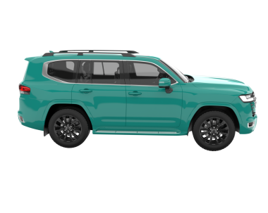 Stüdyo ortamında markalı, jenerik konsept bir arabanın 3 boyutlu çizimi