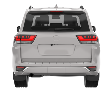 Araba beyaz arka planda izole edilmiş. 3 boyutlu illüstrasyon - 3 boyutlu