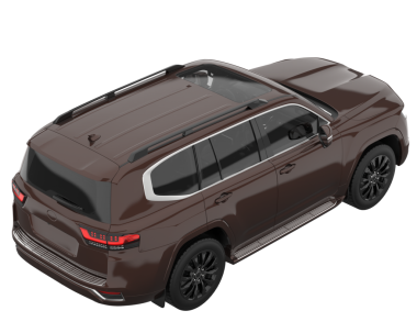 Beyaz arka planda izole edilmiş modern lüks araba. 3d oluşturma