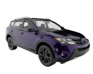 modern araba beyaz üzerine izole.