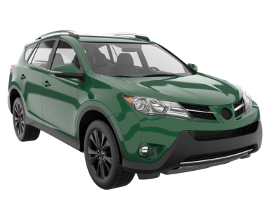 modern SUV beyaz üzerine