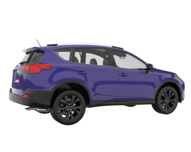 SUV araba vektör simgesi. Düz vektör simgesi beyaz arkaplanda izole edildi. araba.