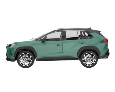 Modern araba. ön görünüm