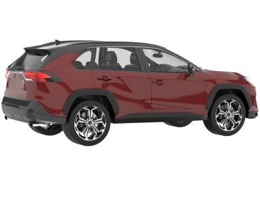 beyaz arka planda modern araba