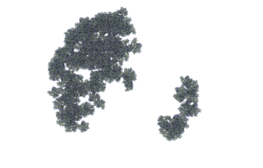 Koyu bir arka planda izole edilmiş yeşil çizgili bir siyah 3D görüntüleme