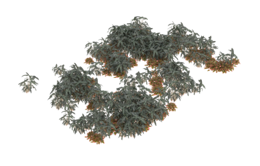 Soyut fraktal arkaplanın 3 boyutlu görüntüsü