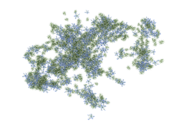 fantezi kaotik renkli fraktal desen. Soyut fraktal şekiller. 3d resimleme arkaplanı veya duvar kağıdı oluşturuluyor