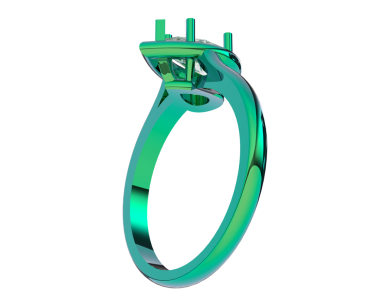 Metal halkanın 3 boyutlu görüntüsü izole edildi