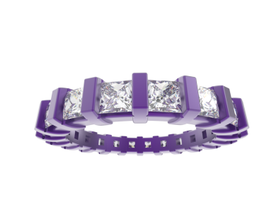 Elmas alyans beyazda izole