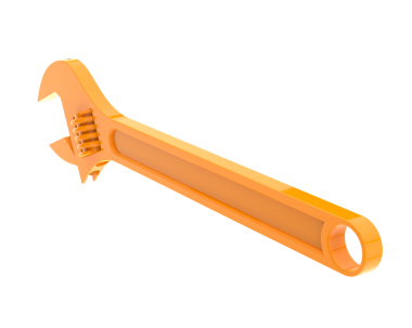 karikatür vektörü turuncu tornavida