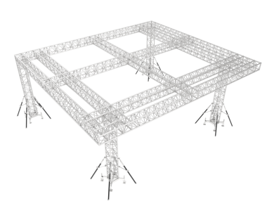 Boş plastik raf. 3 d