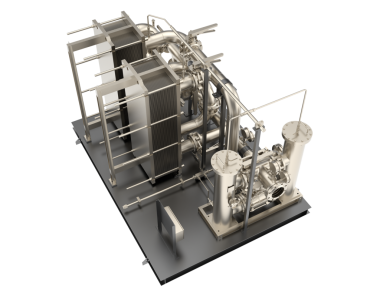 Endüstriyel motorun 3 boyutlu çizimi