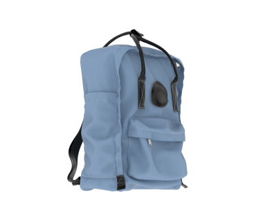 mavi saplı sırt çantası