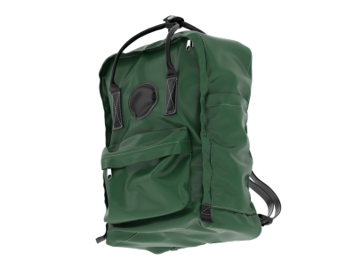 Sırt çantası kırpma yolu ile siyah arkaplanda izole