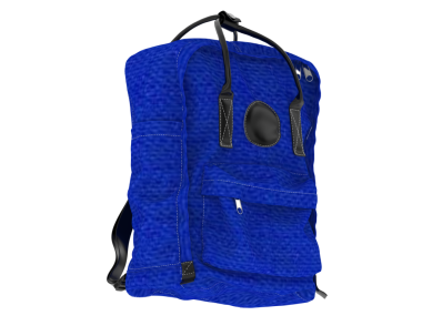 mavi fermuarlı çanta