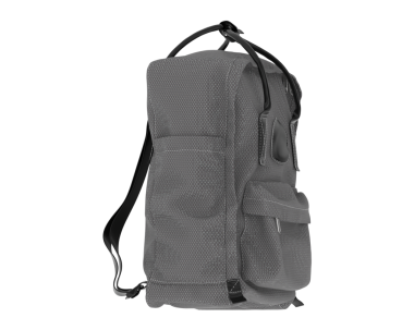 Sırt çantası beyaz arkaplanda izole edilmiş. 3d oluşturma