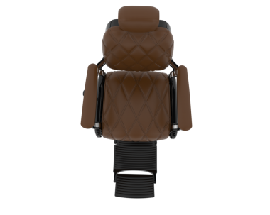 3 boyutlu kahverengi deri kemer.