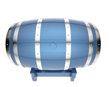 Mavi fıçı ve fıçı