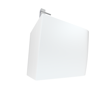 Mesajın için boş beyaz paket. 3d oluşturma