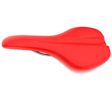 Beyaz arka planda kırmızı ruj izole edilmiş. 3d oluşturma