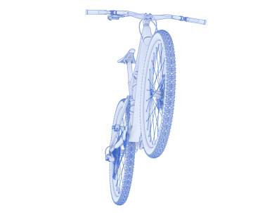 Siyah arkaplanda bisiklet