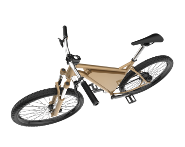 Bir bisikletin 3 boyutlu görüntüsü