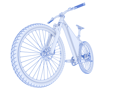 beyaz arka planda beyaz bisiklet tekerleği