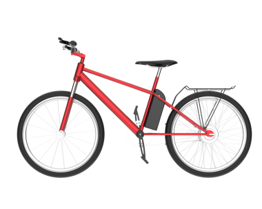 Modern bisiklet simgesi, düz stil