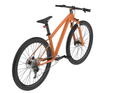 modern bisiklet beyaz üzerinde izole