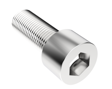 beyaz arkaplanda cıvata.