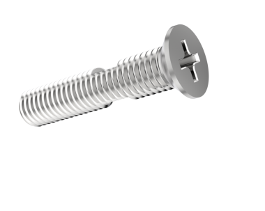 Beyaz arka planda vida ve cıvata izole. 3d illüstrasyon