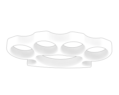 3 d beyaz insan kafası