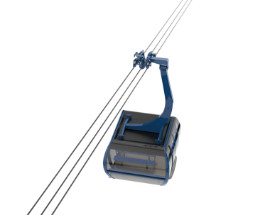 Beyaz arka planda izole edilmiş modern bir yatağın 3 boyutlu görüntüsü