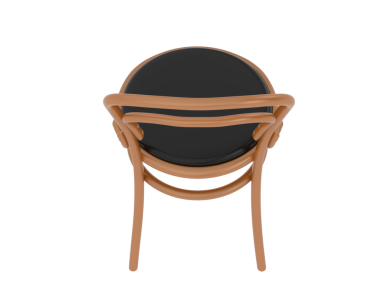 Beyaz arka planda izole sandalye. vektör illüstrasyonu