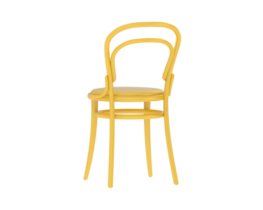 Beyaz arkaplanda 3 boyutlu sandalye oluşturma