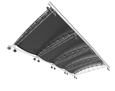 beyaz arka planlı modern çatı