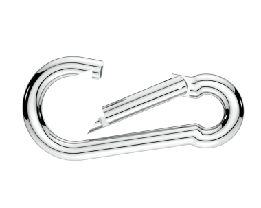 Metal boru şekli beyaz arkaplan üzerinde izole