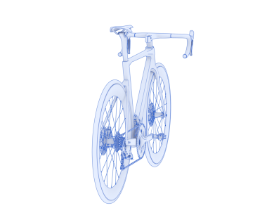 bisiklet kablo kablosu biçiminde.. 3 boyutlu biçimlendirme